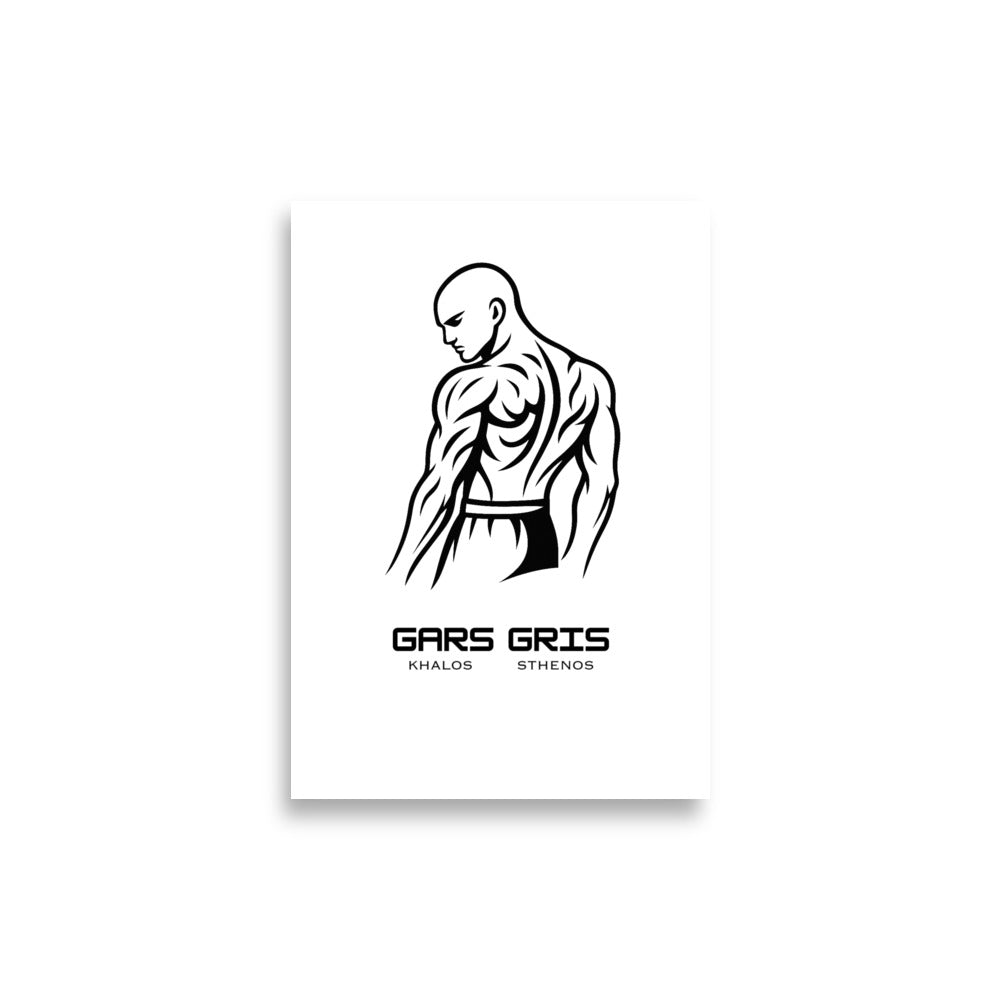 Poster Gars Gris